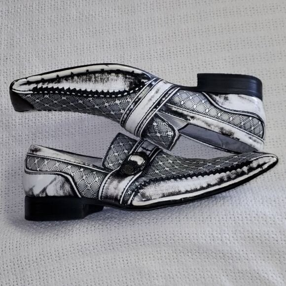 Evergreen Vintage Steampunk Halloween Costume Alligator Square Toe Sz 7‎ … - Picture 2 of 11